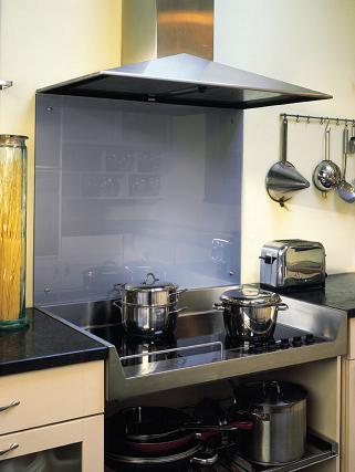 Espejo decorativo en cocina